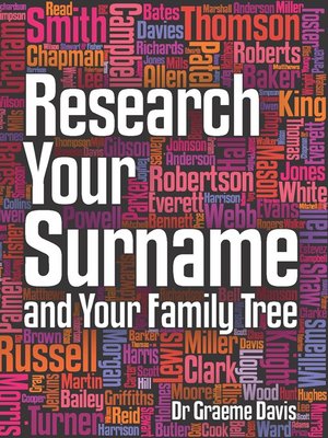 cover image of Research Your Surname and Your Family Tree